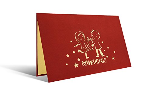 Gutscheinkarte I Geburtstagskarte I Geldgeschenk I Gutschein I Oma Opa I Pop Up Karte 3D C01 - 2