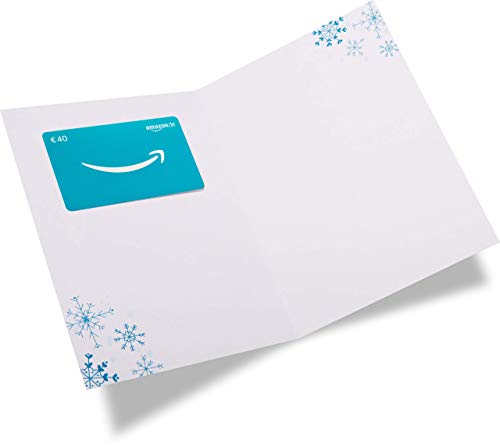 Amazon.de Geschenkkarte in Grußkarte - 40 EUR (Weihnachtliche Schneeflocken) - 3