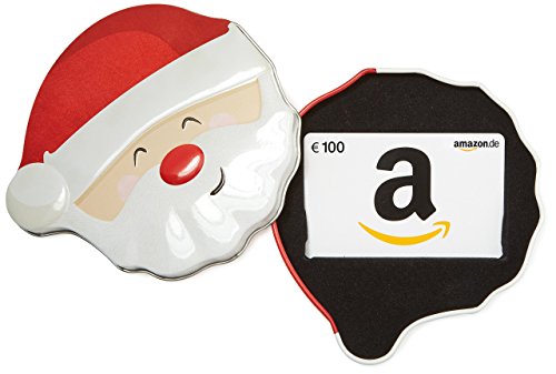 Amazon.de Geschenkkarte in Geschenkbox - 100 EUR (Lächelnder Weihnachtsmann) - 5