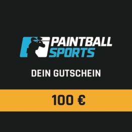 Paintball Sports Geschenkgutschein (100 Euro)
